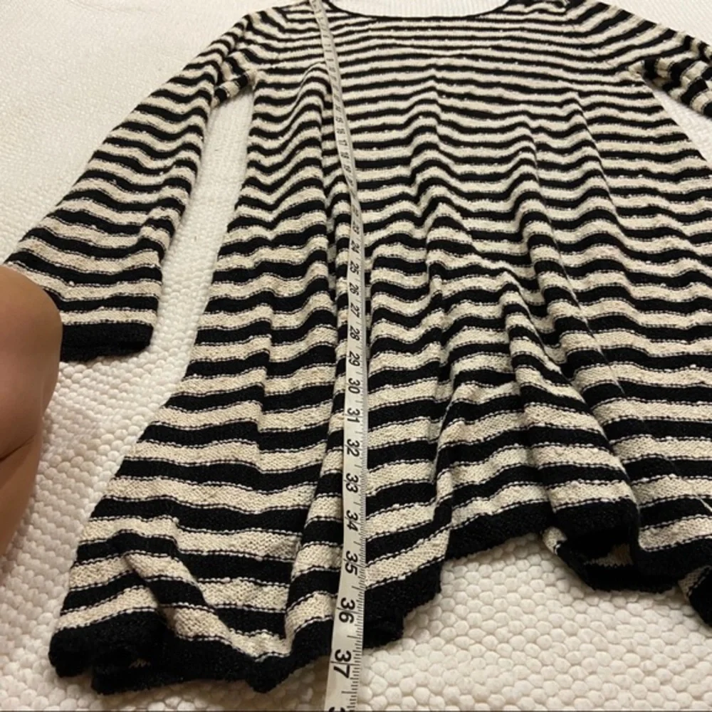 FREE PEOPLE I striped nubby knit dress